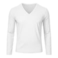 thumbnail image 3 of fatyb Men's Mesh Long Sleeve T Shirts V Neck Breathable Workout Tee Mens Athletic Running Training Tops, 3 of 7