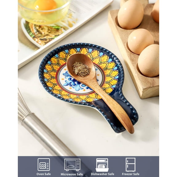 Hasense Ceramic Spoon Rest Yellow