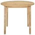 thumbnail image 4 of Bucknell 3-piece Round Drop Leaf Dining Table Set Natural, 4 of 16