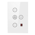 thumbnail image 2 of TOP! Tuya Wifi Five-Speed Fan Light Switch Thyristor Speed Adjustment Touch Panel Remote Control, 2 of 4