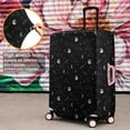 thumbnail image 4 of Black Night Sky Pattern Luggage Cover Fashion Suitcase Cover Baggage Covers Fit 25-28 Inch Luggage (Go Travel), 4 of 5