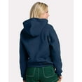 thumbnail image 3 of JERZEES H12MR Rugged Hooded Sweatshirt-Washed Navy-3XL, 3 of 6