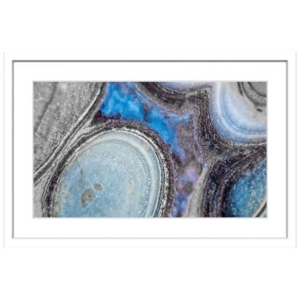 "Blue Flame" Framed Painting Print