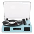 thumbnail image 1 of Tocadiscos de vinilo DANFI Audio con Bluetooth y USB/SD azul, 1 of 7