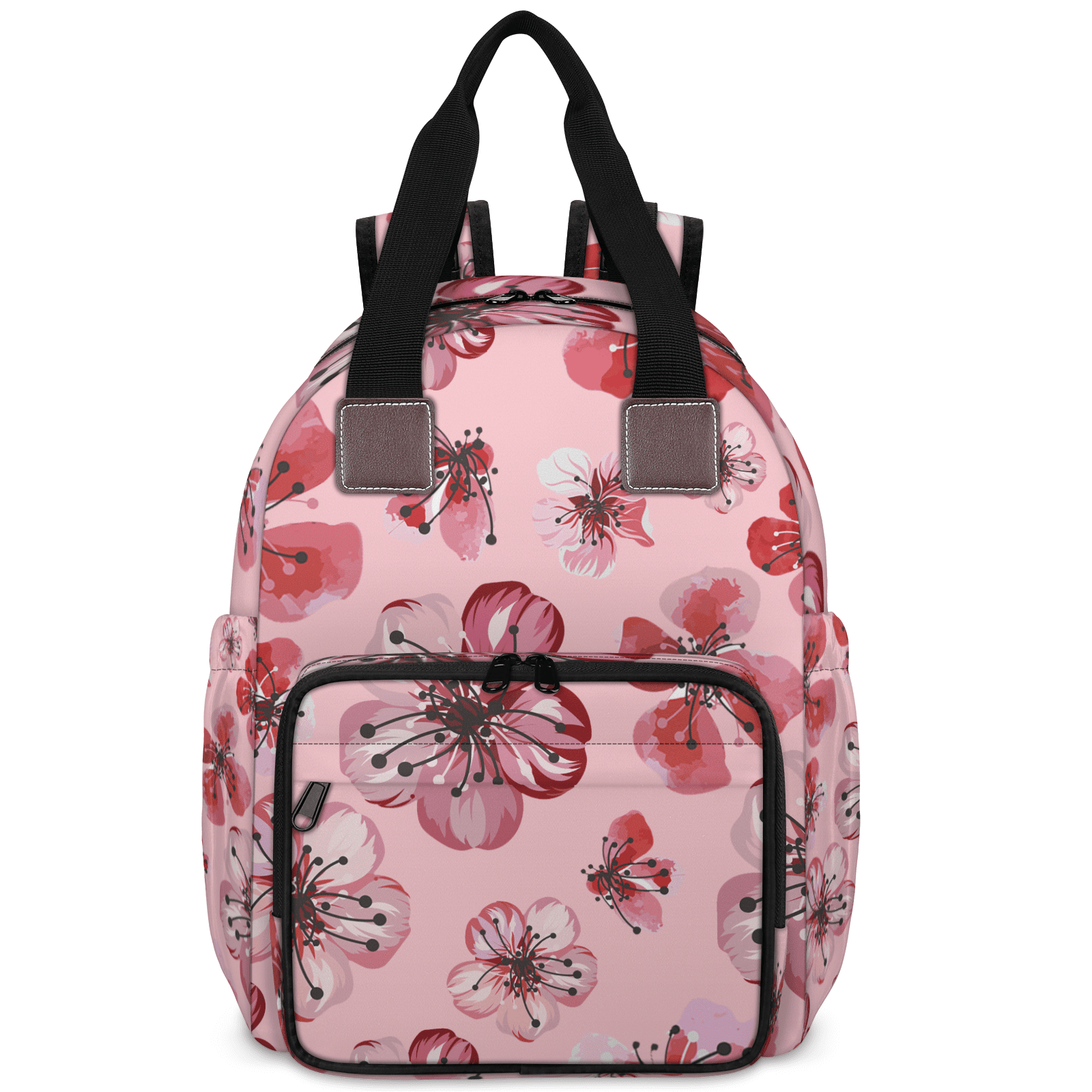 Baby Bags Backpack with USB Port,Floral Print Diaper Bag Backpack,Large Capacity Multifunction Travel Pack for Mom & Dad