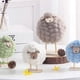 thumbnail image 4 of Mini felt sheep figurine, wool felt lamb toy, blue., 4 of 5