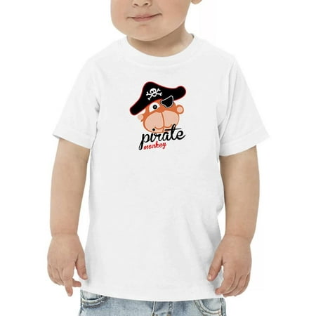 

Cute Pirate Monkey Art T-Shirt Toddler -Image by Shutterstock 2 Toddler