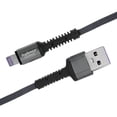 thumbnail image 4 of Cable 8 pines a USB Duplimax Platinum 3A Nailon Gris, 4 of 4