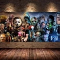 thumbnail image 2 of Colección de personajes de Thriller de película de terror, pintura en lienzo, carteles e impresión, arte de pared, imagen para sala de estar, decoración del hogar, 2 of 4