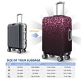 thumbnail image 4 of Fuzoiu Pink Glitter Sparkles A Print Suitcase Cover,Washable Luggage Covers for Suitcase,Elastic Luggage Protector Cover,Scratch Resistant Travel Suitcase Covers-Medium, 4 of 7