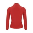 thumbnail image 5 of Clearance! Lisingtool thermal underwear for women Women Soft Sweater Slim Fit Lightweight Long Sleeve Turtleneck Tops Undershirt Sexy Knitted Warm Fitted Fashion Pullover Sweater Red1, 5 of 8