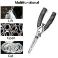 thumbnail image 5 of BE-TOOL Stainless Steel Fishing Scissor Multifunctional Fish Lip Gripper Fish Holder Anti-Slip Fishing Pliers, 5 of 8