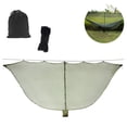 thumbnail image 2 of Hammock Mosquito Net Separated Mosquito Cover Hammock Camping Mosquito Net, Polyester Net for 360 Degree Protection, Double Sided Zip for Easy Access Contains No Hammock, 2 of 9