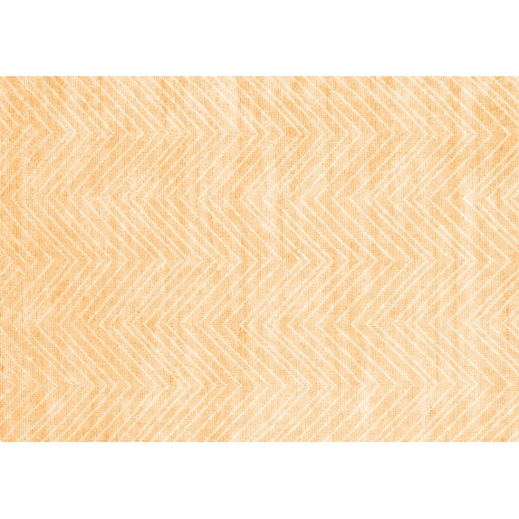 Ahgly Company Indoor Rectangle Solid Orange Modern Area Rugs, 7' x 9'