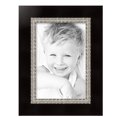 thumbnail image 2 of ArtToFrames 12" x 18" Espresso with Silver Lip Picture Frame, 12x18 inch Silver Wood Poster Frame (WOM-4951),  Pack, 2 of 7