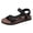 Brown, variant on Man's Sports Sandals with Arch Support Insole Lightweight Outdoor Quick Drying Casual Sport Slip on Walking Water Shoes Brown Size 10.5