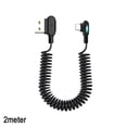 thumbnail image 1 of Double-bend spring data cable USB to TYPE-C Mobile Fast Charging Phone, 1 of 8