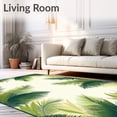 thumbnail image 2 of ODIKA 8'x10' Machine Washable Non-Slip Area Rug, Botanical Indoor With Tropical Leaf Design High Traffic Rug, Green, 69446, 2 of 7