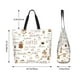 thumbnail image 5 of Easygdp Coffee Bolsas Tote para Mujer, Bolsos de Hombro para Viaje, Bolsos de Mano de Gran Capacidad para Compras y Trabajo, 5 of 8