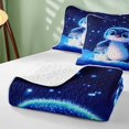 thumbnail image 4 of Erosebridal Penguin Bed Spread Queen for Boys Girls, Winter Snow Queen Coverlet Set, 3-Piece 1 Quilt and 2 Pillowcases, 4 of 7