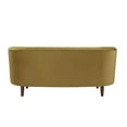 thumbnail image 4 of LV00164 - Loveseat , Olive Yellow Velvet - Millephri, 4 of 6