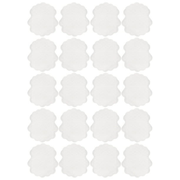 Pegatinas para el sudor en las axilas, 20 piezas, pegatinas absorbentes del sudor, almohadillas adhesivas para el sudor para las axilas, almohadillas absorbentes de transpiración, rendimiento finamente ajustado