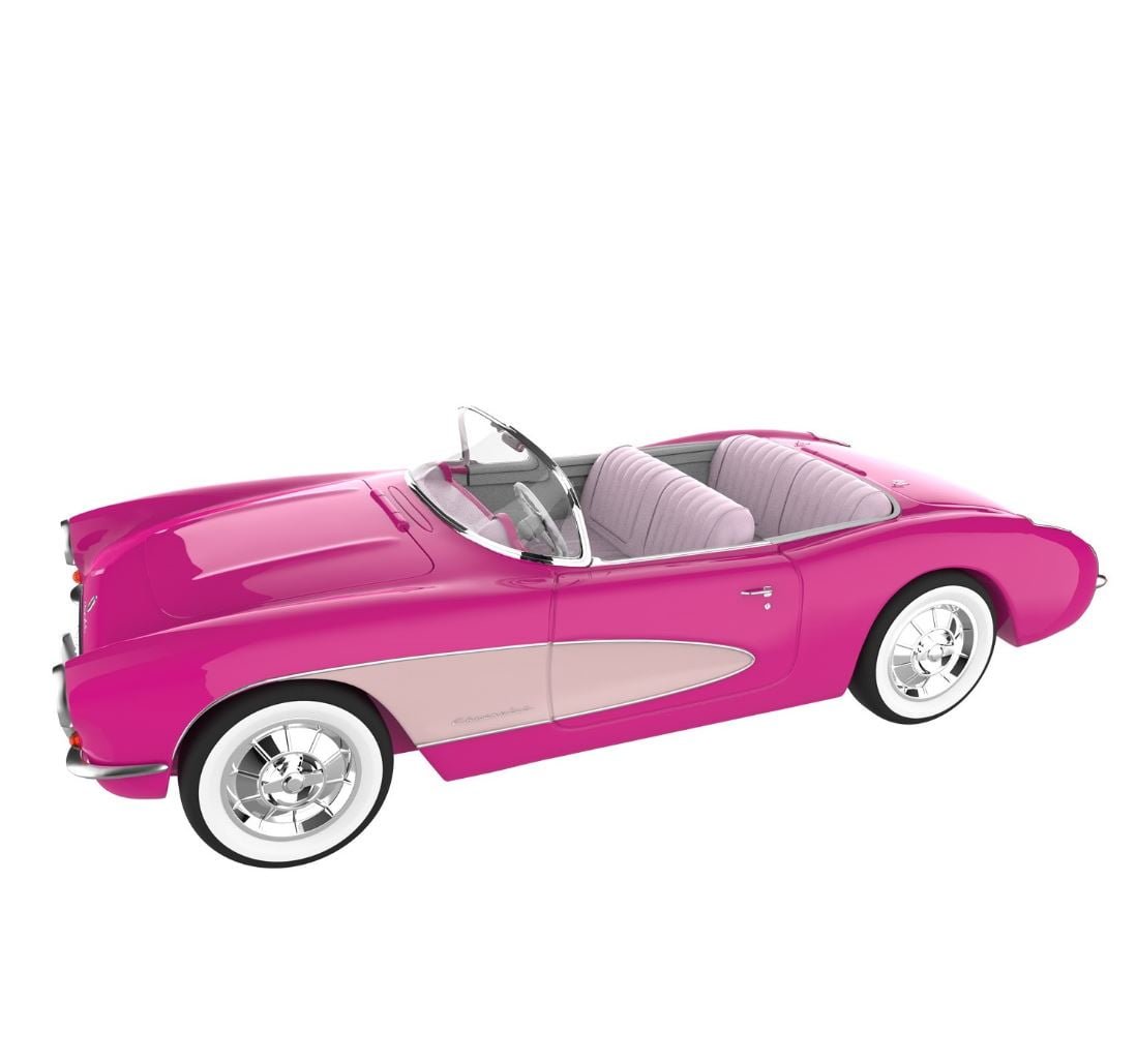 Barbie The Movie Collectible Pink Corvette Convertible Popcorn
