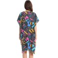 thumbnail image 3 of joogoo Women's Abstract Modern Doodles Beach Cover Up Kimono Swimsuit Summer Cardigan Swimwear M, 3 of 6