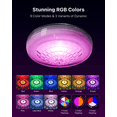 thumbnail image 4 of Yinghao 2 Pack Solar Float Pool Lights with Control 3 Strobe Modes Waterproof Color Change LED Disco Party Ambient Lighting for Above Ground Pool, Yard Pond, 4 of 9