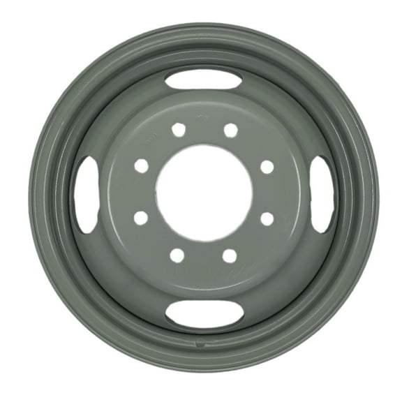New Single 16" 16x6 Super Duty Dually Wheel for Chevy 30 VAN Express 3500 Pickup GMC Savana 3500 1988-2002 Grey Silver OEM Design Replacement Rim