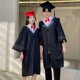 thumbnail image 2 of Ropa de licenciatura Vestido de graduación Estilo universitario Ropa de maestría Estudiantes universitarios adultos Vestido de graduación de ciencias y artes liberales femeninas, 2 of 5