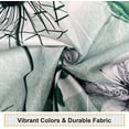 thumbnail image 4 of Sage Green Dandelion Floral Shower Curtains Watercolor Dandelion Wildflowers Plant Farmhouse Waterproof Fabric Bathroom Bath Decor with Hooks 72x72 Inch with Hooks Heavy Weighted Washable, 4 of 6