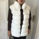 thumbnail image 2 of Chaleco de piel sintética con cuello alto para mujer, abrigo de imitación de zorro artificial, moda de otoño e invierno, novedad de 2023, 2 of 5