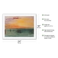 thumbnail image 2 of The Lagoon Near Venice At Sunset - From an Original Color Painting by William Turner c.1840 - Japanese Unryu Rice Paper Art Print (Unframed) 18 x 24 in, 2 of 4