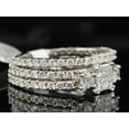 thumbnail image 3 of Ladies 14K White Gold Diamond Engagement Ring Wedding Band Bridal Set 2.00 Ct., 3 of 8