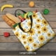 thumbnail image 5 of Easygdp Sunflowers Bolsa Tote para Mujer, Bolso de Hombro para Trabajo, Playa, Viajes, Compras y Supermercado, 5 of 7