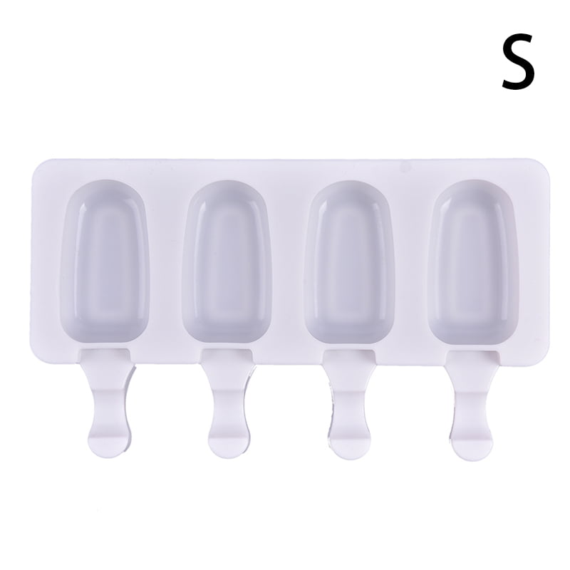 Frozen Ice Cream Mold Juice Popsicle Maker  Lolly  Ice Mould 4 Cells 
