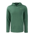 thumbnail image 2 of Men's Cutter & Buck Kelly Green Marshall Thundering Herd Coastline Epic Comfort Eco Recycled Long Sleeve Hoodie T-Shirt, 2 of 3