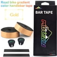thumbnail image 3 of Manillar envuelve la cinta de bicicleta elástica antideslizante Auto adhesivo Ligero Ligero Ciclismo Protección Protección Cinturón Dorado 2 piezas / Bicicleta de caja Inevent OD003396-08B, 3 of 6