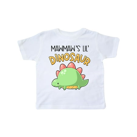 

Inktastic Mawmaw s Lil Dinosaur with Cute Stegosaurus Gift Toddler Boy or Toddler Girl T-Shirt