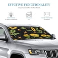 thumbnail image 3 of Kdxio Bees and Sunflowers Print Windshield Sun Shade, Foldable Sun Blocker for Car,Truck,SUV Automotive Interior Sun Protection,Reflective Shade for Front Windshield(Small), 3 of 7