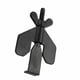 thumbnail image 2 of Cerradura de puerta antirrobo portátil de acero inoxidable Ehuebsd negro, 2 of 4