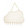 thumbnail image 2 of Seitruly Soporte para pendientes colgante joyería organizador portátil decorativo en forma de nube estante de almacenamiento montado en la Bolsas de maquillaje, 2 of 6