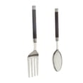 thumbnail image 5 of DecMode Silver Aluminum Spoon and Fork Utensils Wall Decor (2 Count), 5 of 7