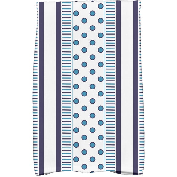 Simply Daisy 18" x 30"Comb Dot Stripe Print Hand Towels