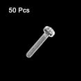 thumbnail image 3 of Unique Bargains M2x12mm Plastic Phillips Bolts PC Pan Head Machine Screws Transparent 50 Pack, 3 of 5
