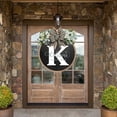 thumbnail image 4 of Clearance! Unique A Z Last Name Year Round Front Door Wreath With Bow 16, 4 of 4