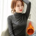 thumbnail image 3 of []  New High Neck Women‘s Base Clothes Autumn and Winter Joker Solid Color Slim Fit Foreign Style, 3 of 7