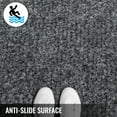 thumbnail image 4 of VEVOR Gray Marine Carpet 6 ft x 18 ft Boat Carpet Rugs Indoor Outdoor Rugs for Patio Deck Anti-Slide TPR Water-Proof Back Cut Outdoor Marine Carpeting Easy Clean Outdoor Carpet Roll, 4 of 9