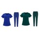 thumbnail image 1 of Enfermería Scrub Set Top Pantalones Transpirable Trabajo Uniforme para Enfermera Yoga Jogger, 1 of 5